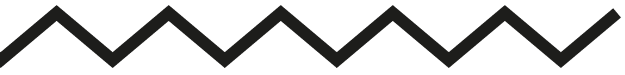 Icons - Zig Zag Design Element - Black