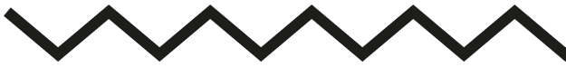 Icons - Zig Zag Design Element - Black