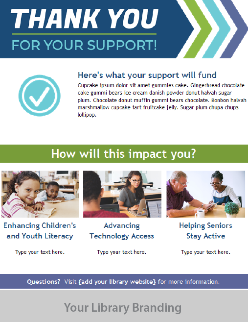 Library Advocacy E-Blast, Thank You