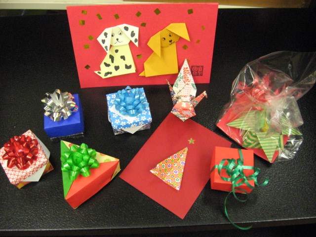 Origami boxes and cards boxes and cards