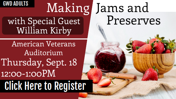 GWD Making Jams and Preserves Sept 18th 16:9