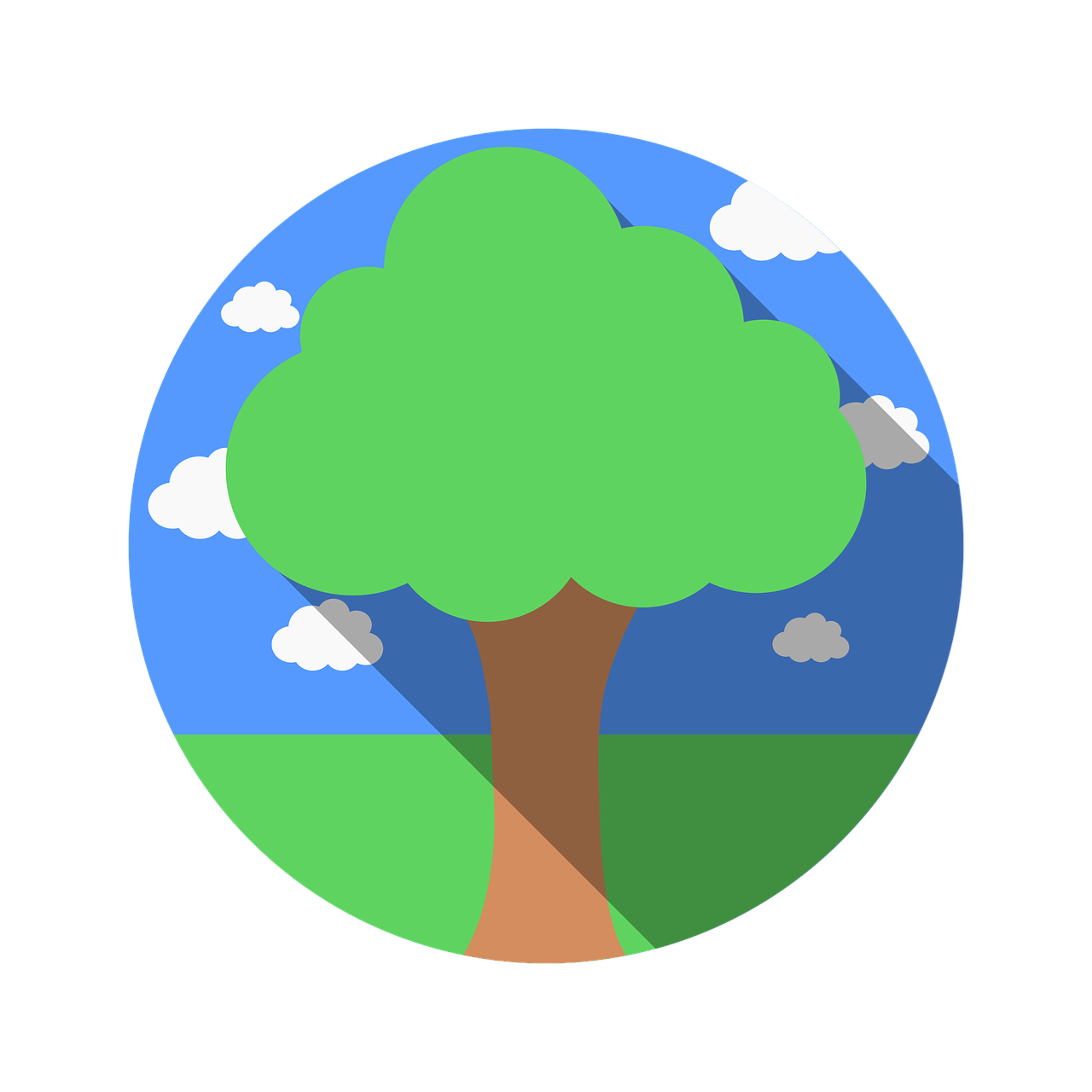 Icons tree nature earth day kids clip art drawing outside outdoors sky park