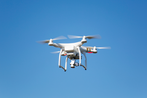 Image: Drone flying in the air