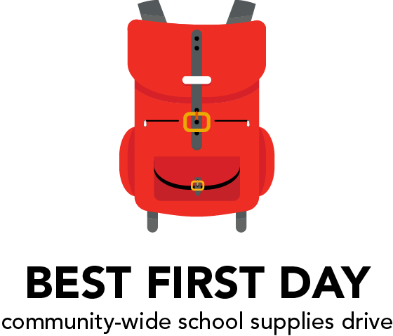 Best First Day backpack logo