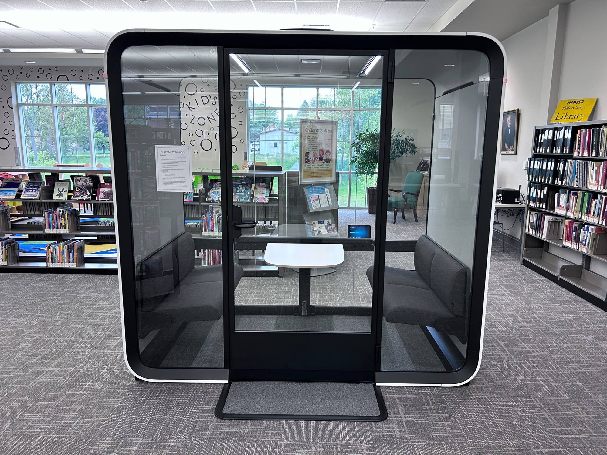 A photo of the Parkhill quiet pod.