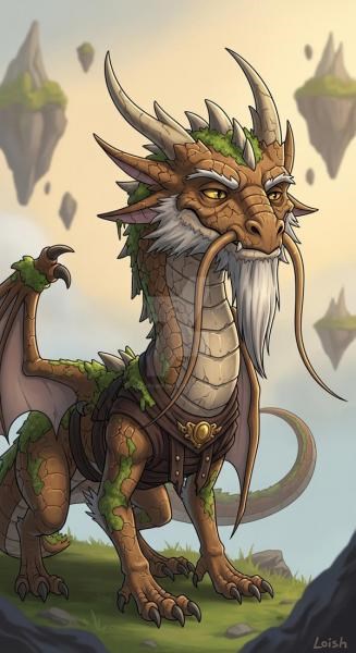 illustration of a dragon