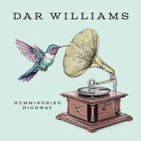 Cover of 'Hummingbird Highway' with a hummingbird next to a record player against a blue background.