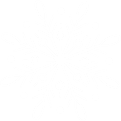 Icons - Ornate Snowflake - White