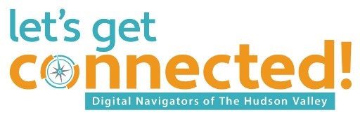 Digital Navigators of the Hudson Valley Let's Get Connected program logo