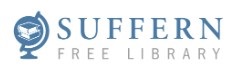 Suffern Free Library blue logo on white background