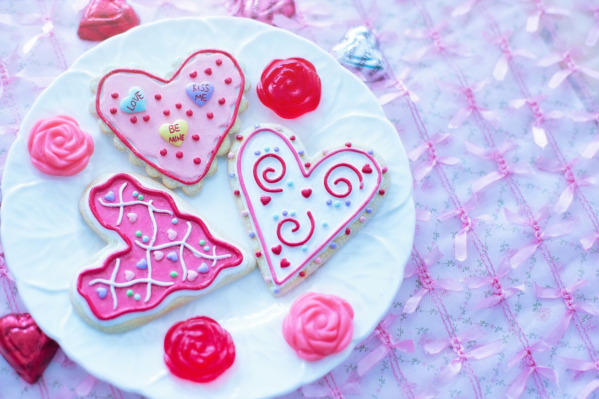 Valentines day cookies