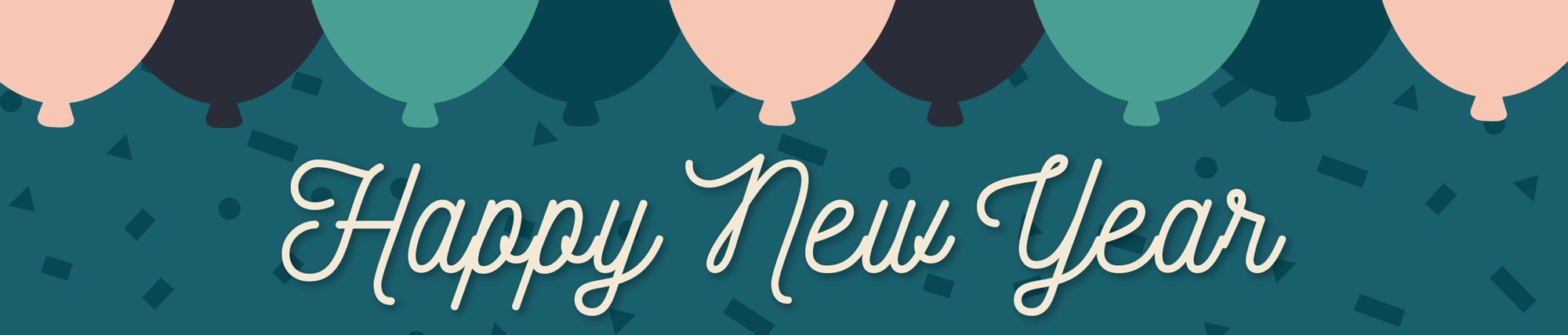 Backgrounds - Happy New Year E-blast Header