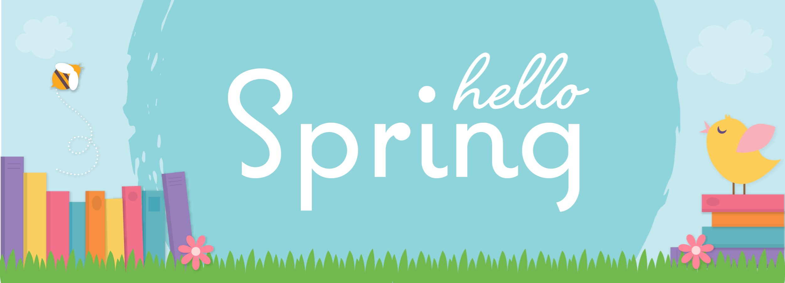 Hello Spring Banner