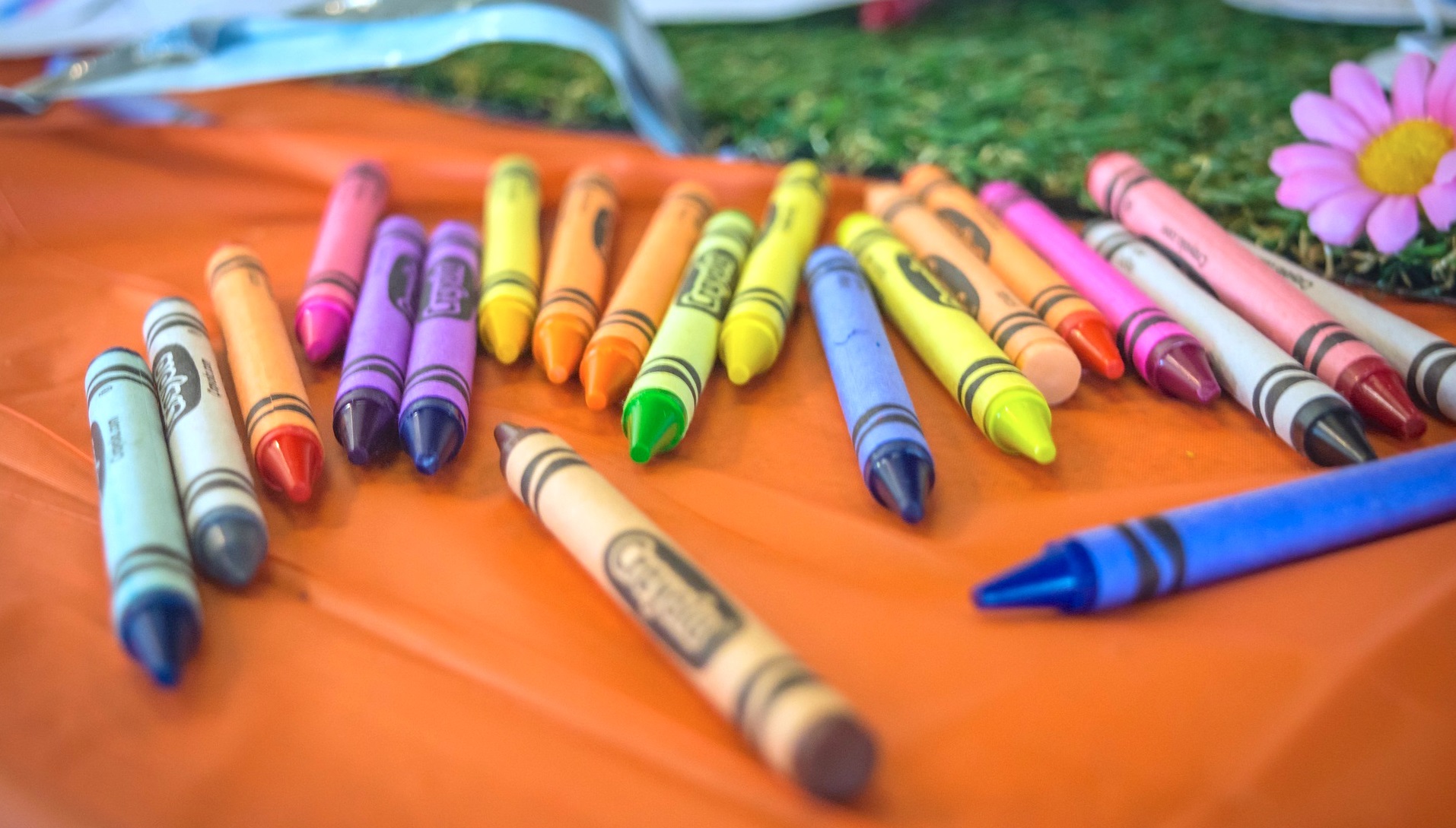 Crayons coloring arts crafts kids children spring outdoors summer