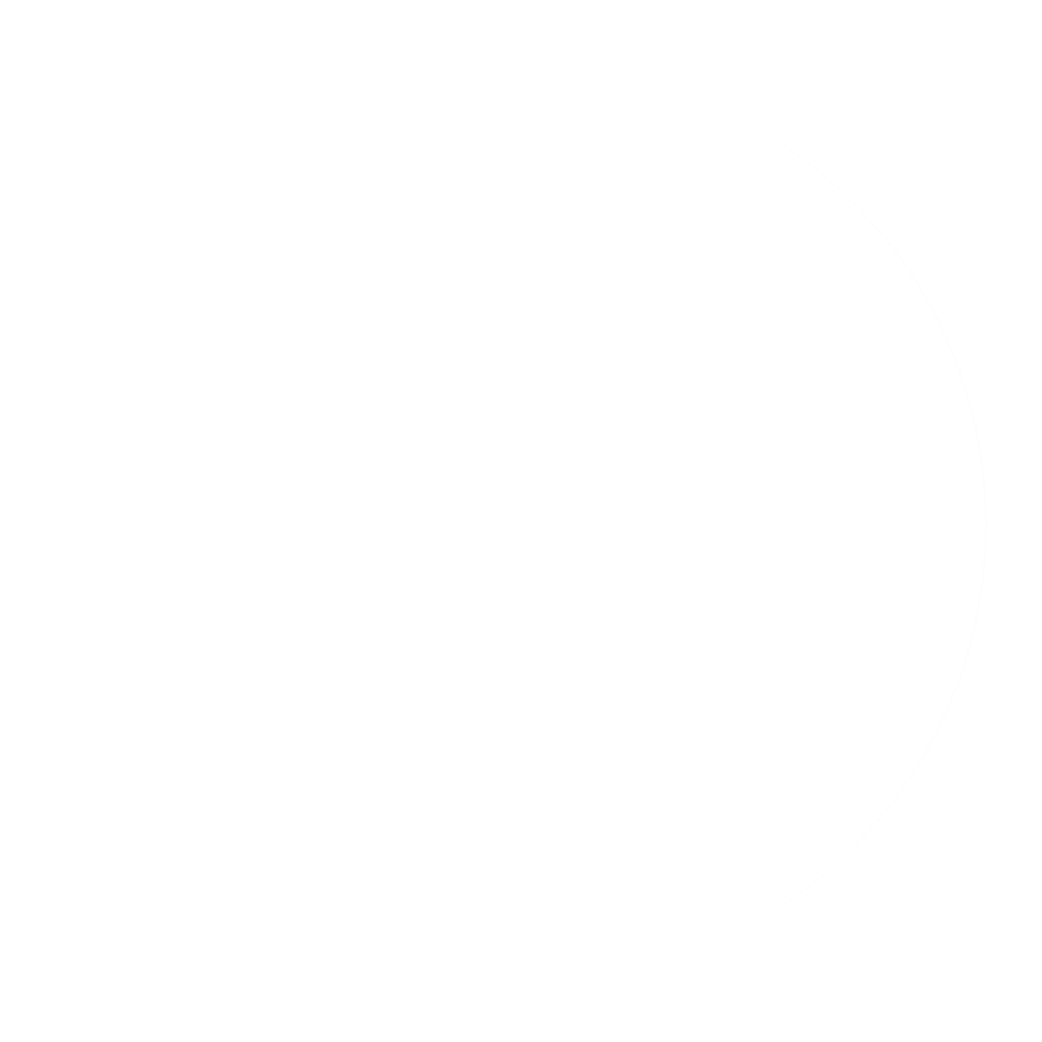 Icons - Frame with Cut Out Circle Shape - White