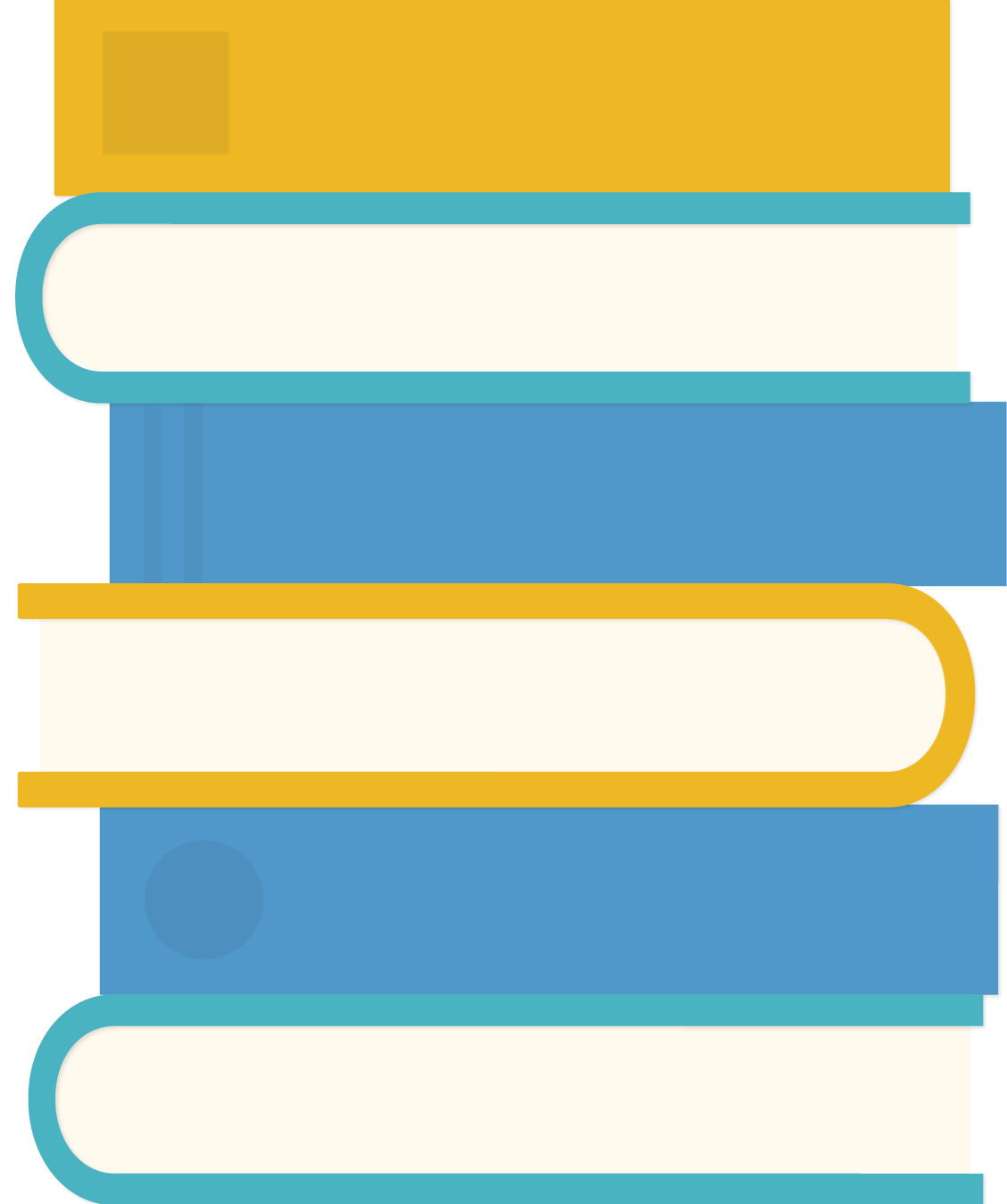 graphic of a stack of books