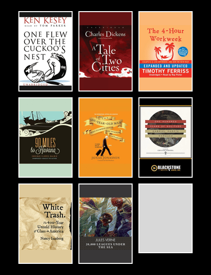 Image of book covers from the library's I've Got Your Number book list. 