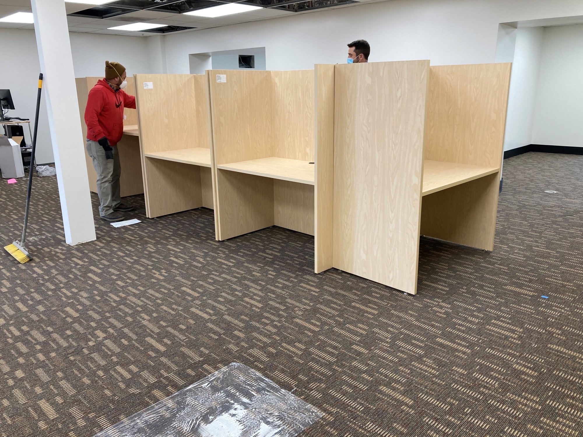 Remodel update picture: Computer tables