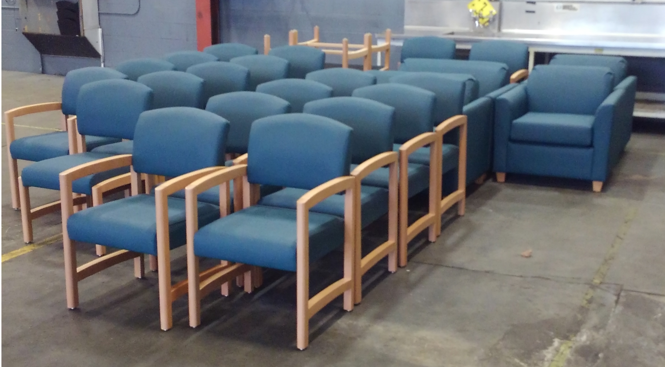 Image of new library chairs