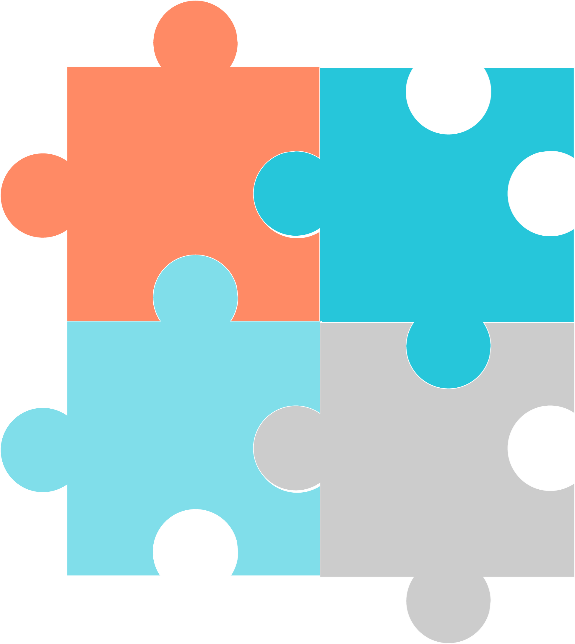 icons -infographics puzzle game completed pieces together