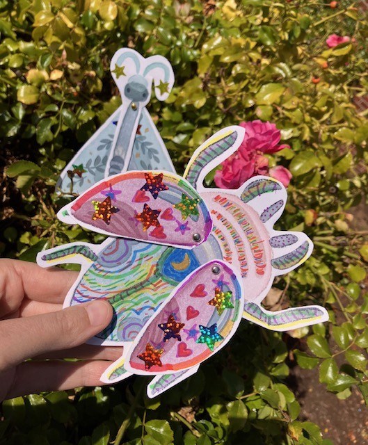 Photo: Sample paper bugs paper craft