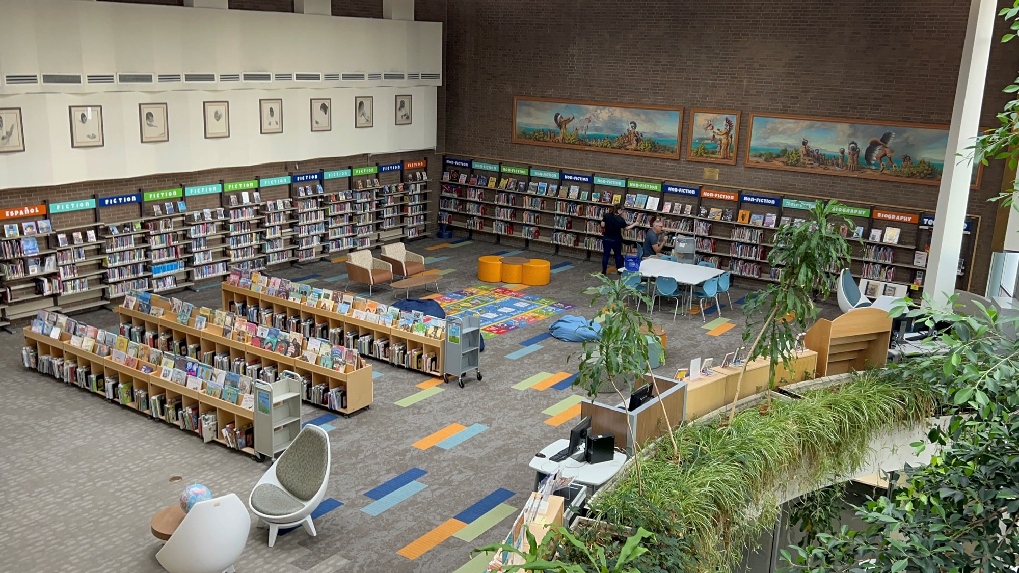 Interior of the Downtown Reno Library