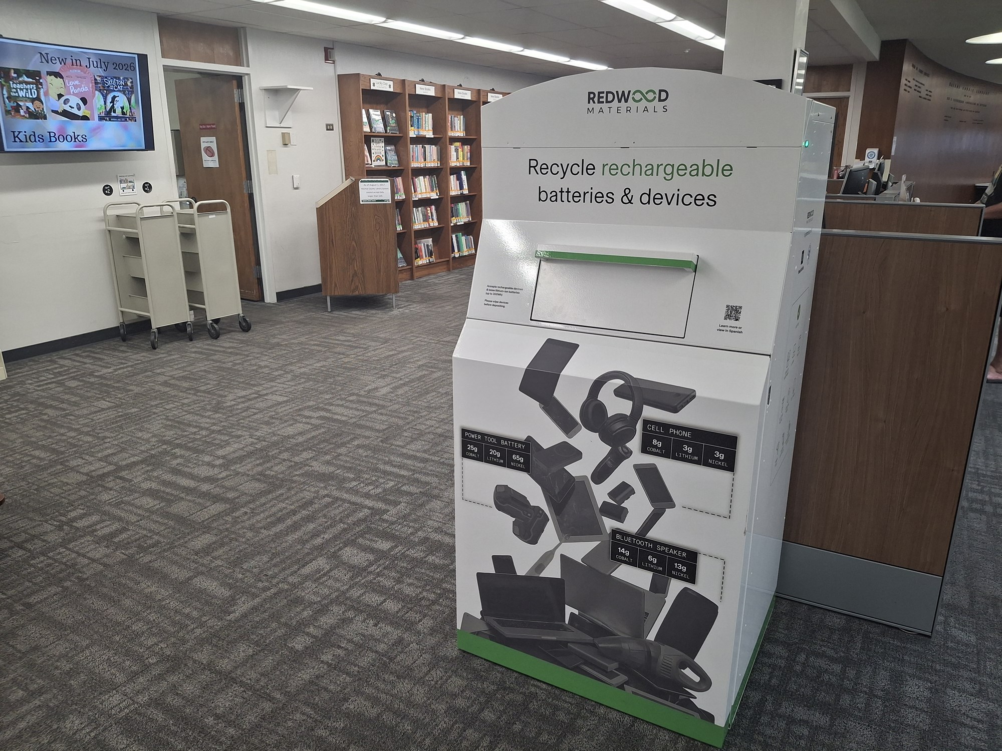 Redwood Materials recycle rechargable batteries & devices