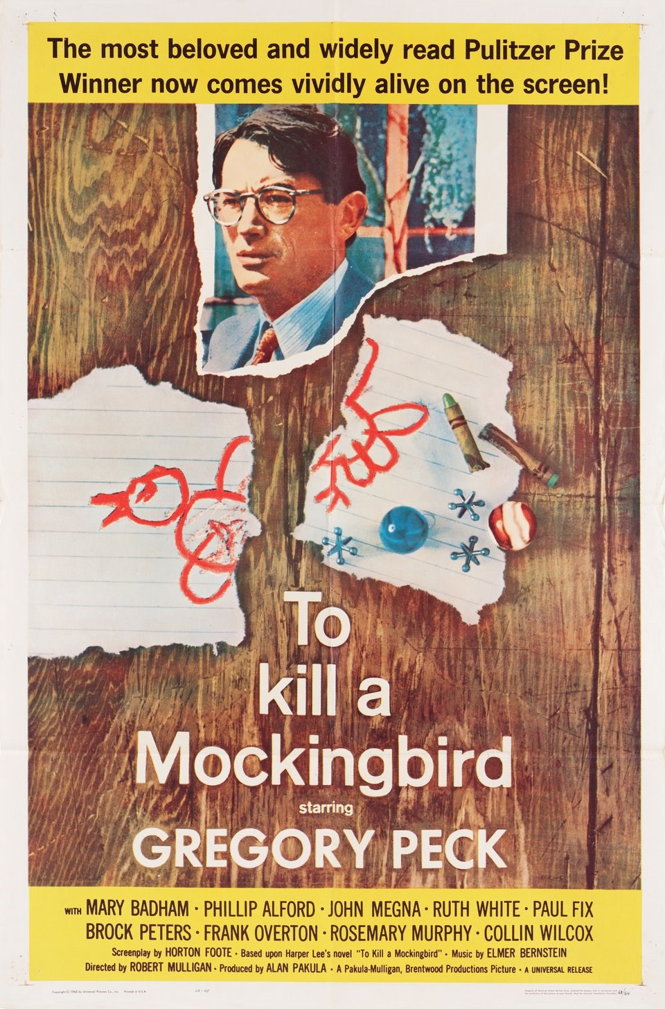 Movie poster: To Kill a Mockingbird