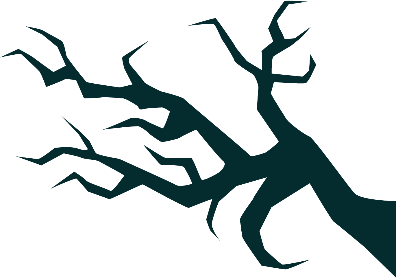 Icons - Spooky Tree Branch - Black 2