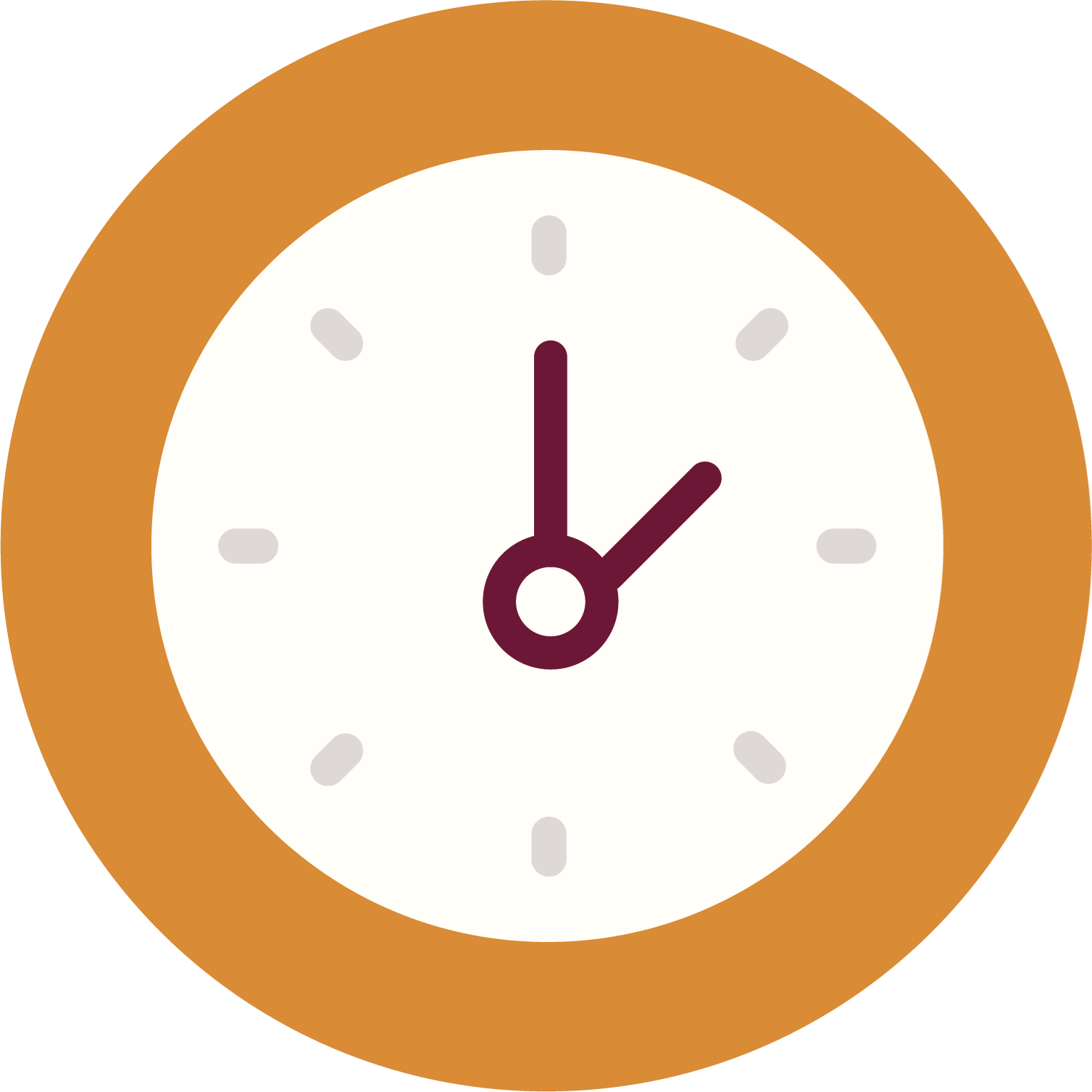 Icons - Fall Clock - Yellow