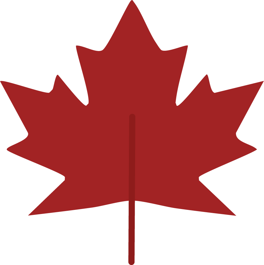 Icons - Canadian Maple Leaf - Red