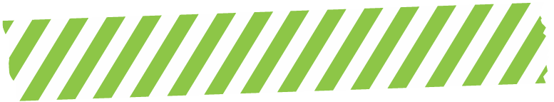 Icons - Washi Tape - Green White