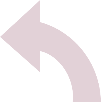 Icons - Curved Arrow Pointing Right - Light Pink
