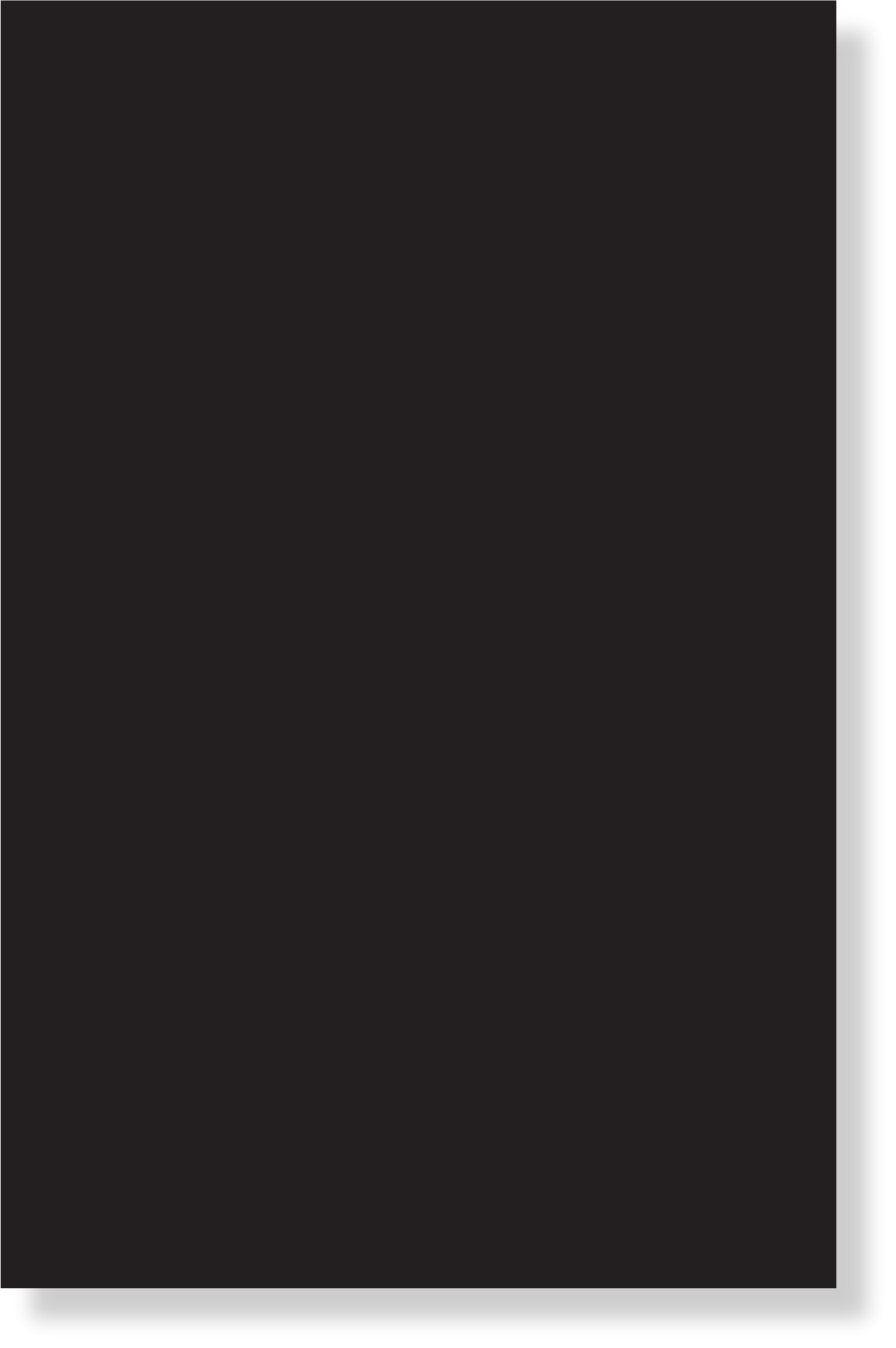Icons - Book Shape with Shadow - Black