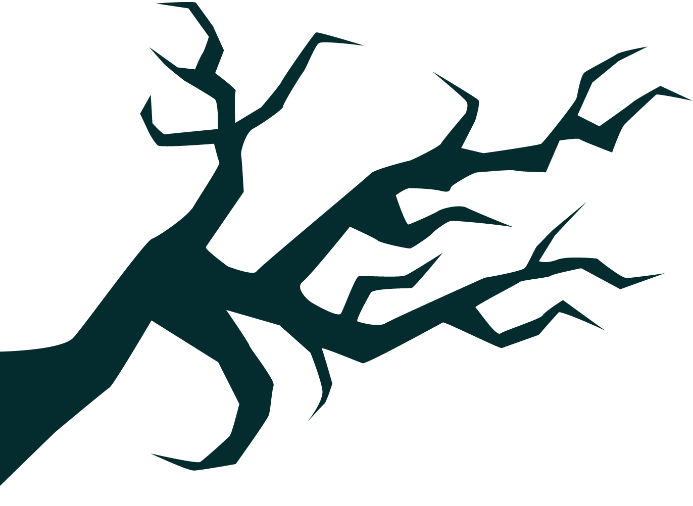 Icons - Spooky Tree Branch - Black 1