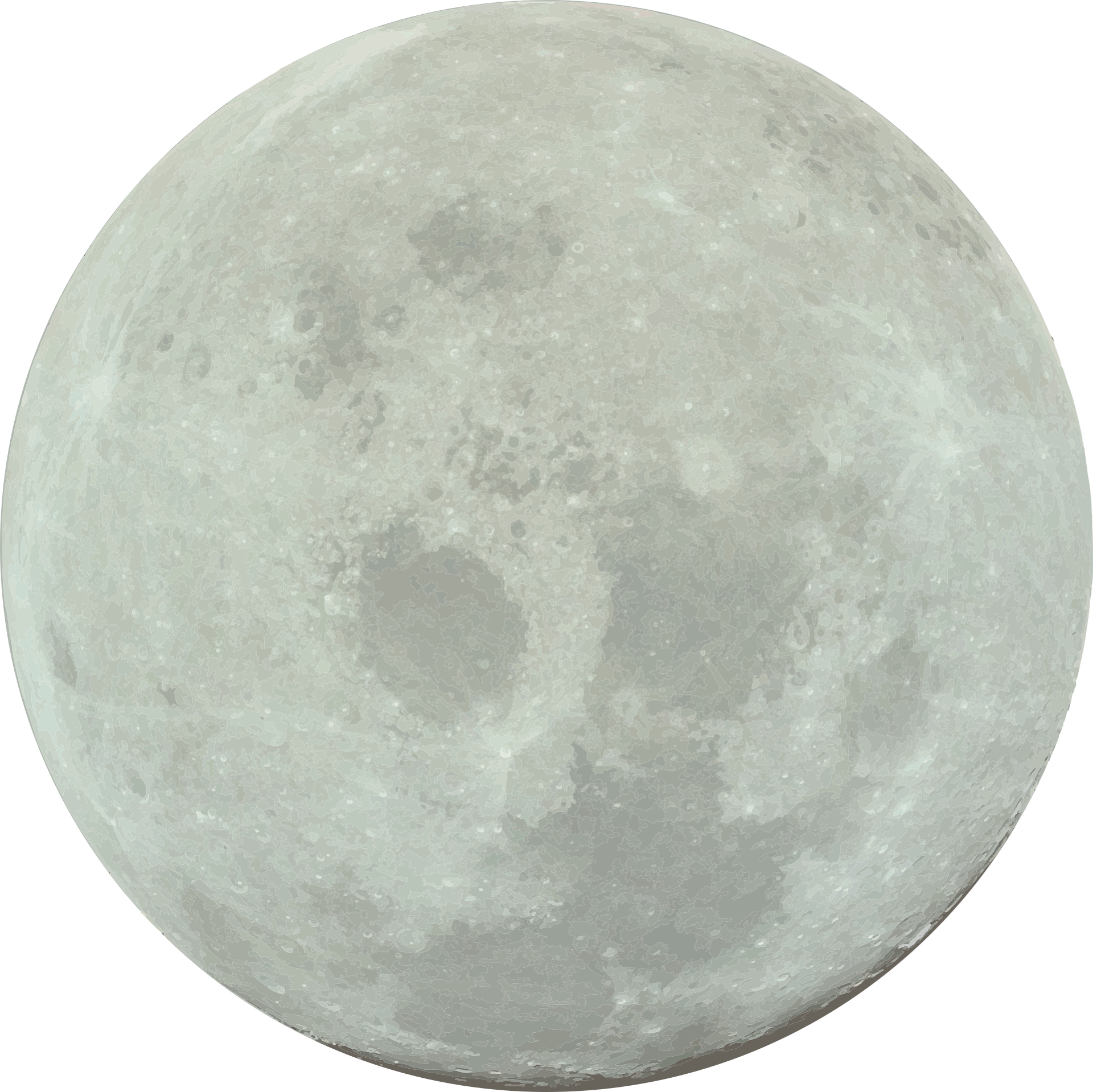 Surface of Full Moon