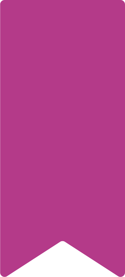 Icons - Single Bookmark - Pink