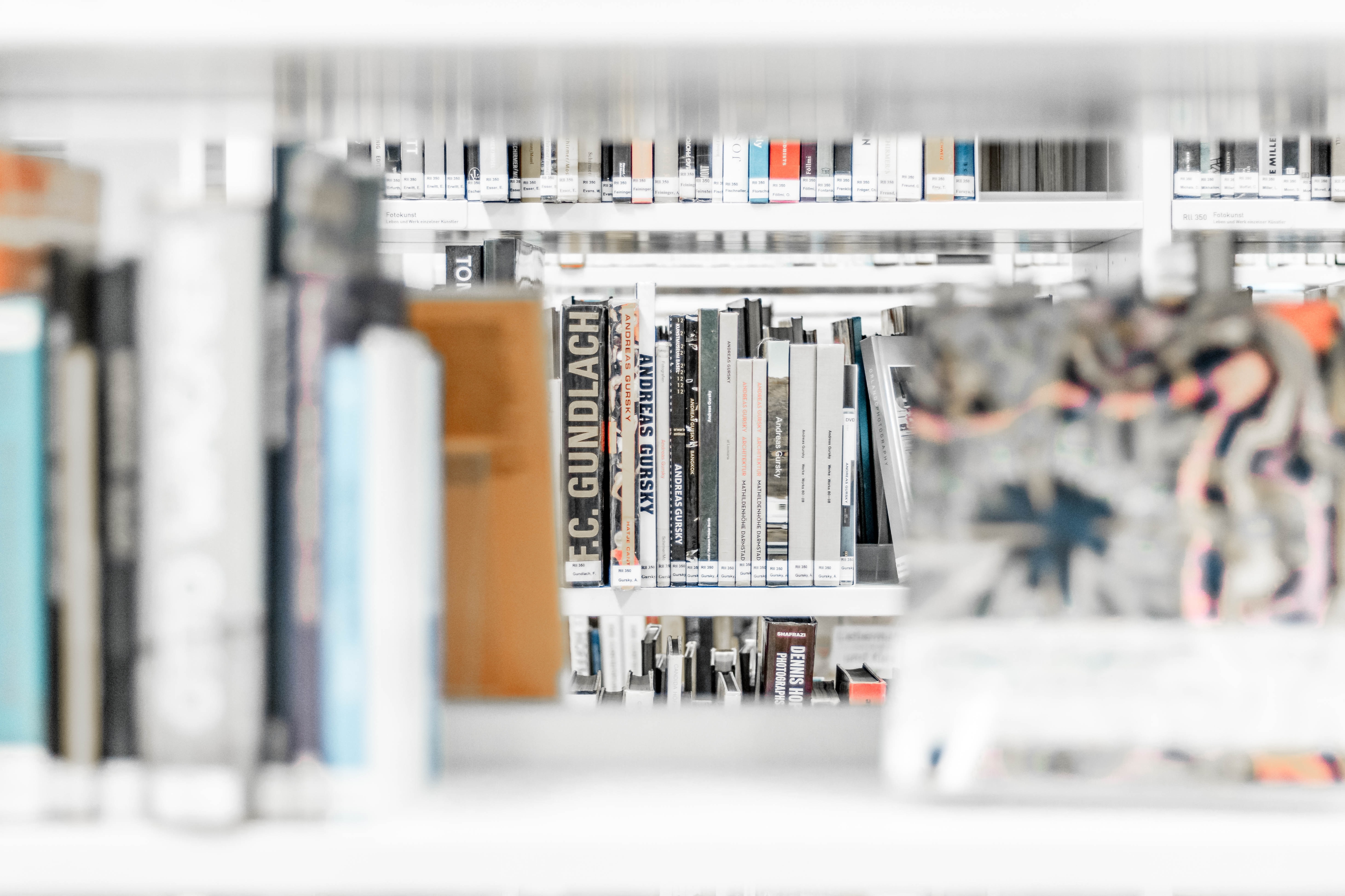 Banner picture of books on a shelf