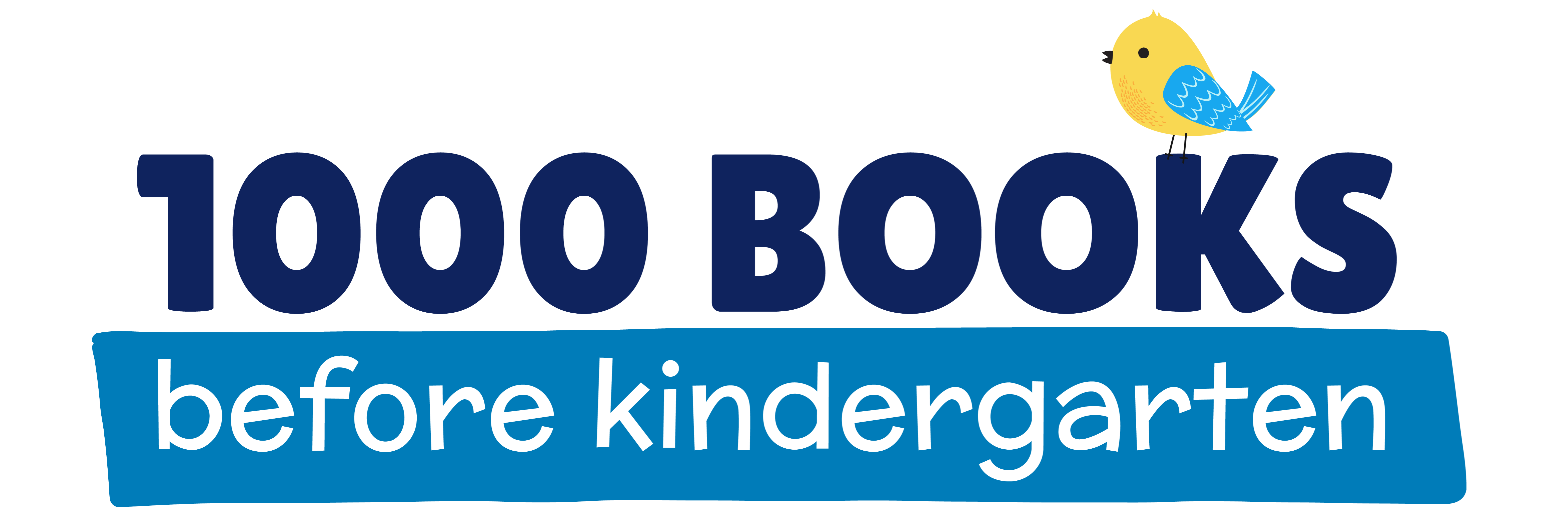 Icons - 1000 Books Before Kindergarten - Blue with Bird