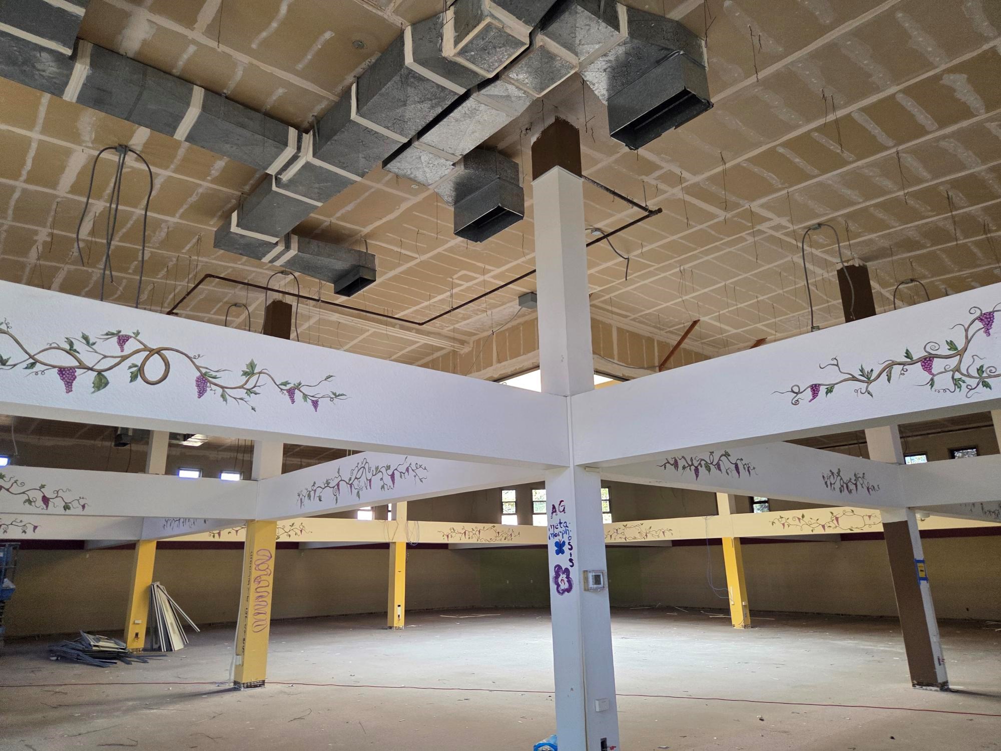 Arroyo Grande Library exposed HVAC system.