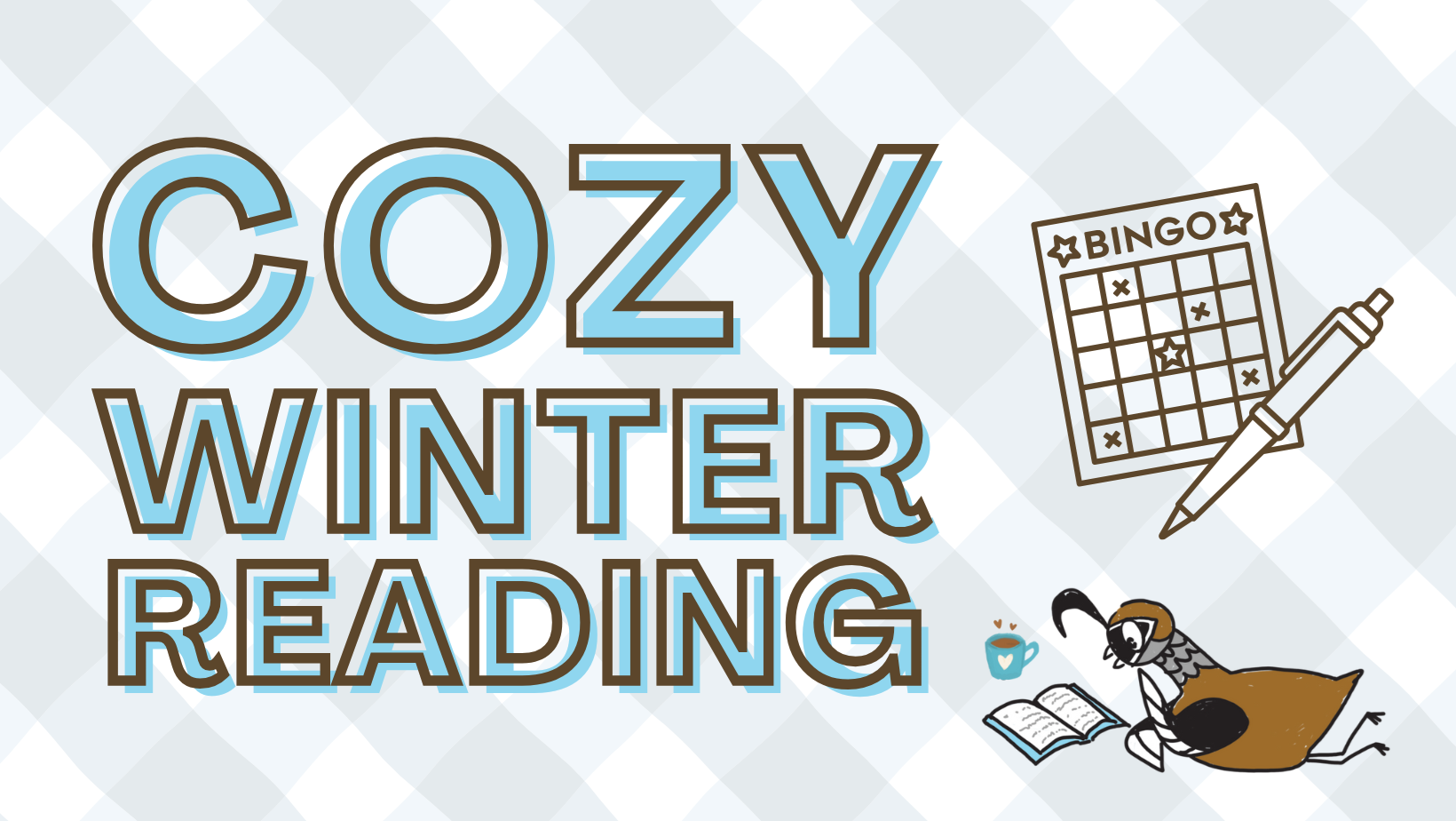 Cozy Winter Reading Challenge Bingo Card