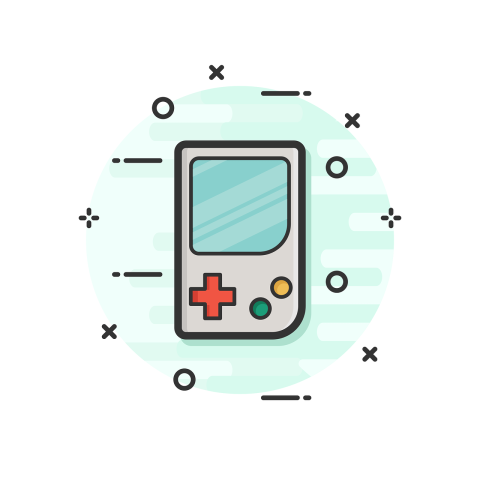 Cartoon Gameboy