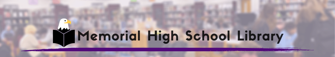 Memorial High School Library banner