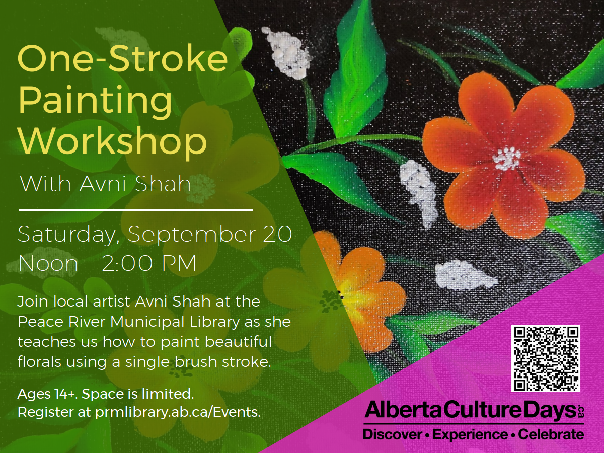 One-Stroke Painting Wrokshop with Avni Shah - September 20 from 12 to 2pm. One-Stroke Painting Wrokshop with Avni Shah - September 20 from 12 to 2pm.