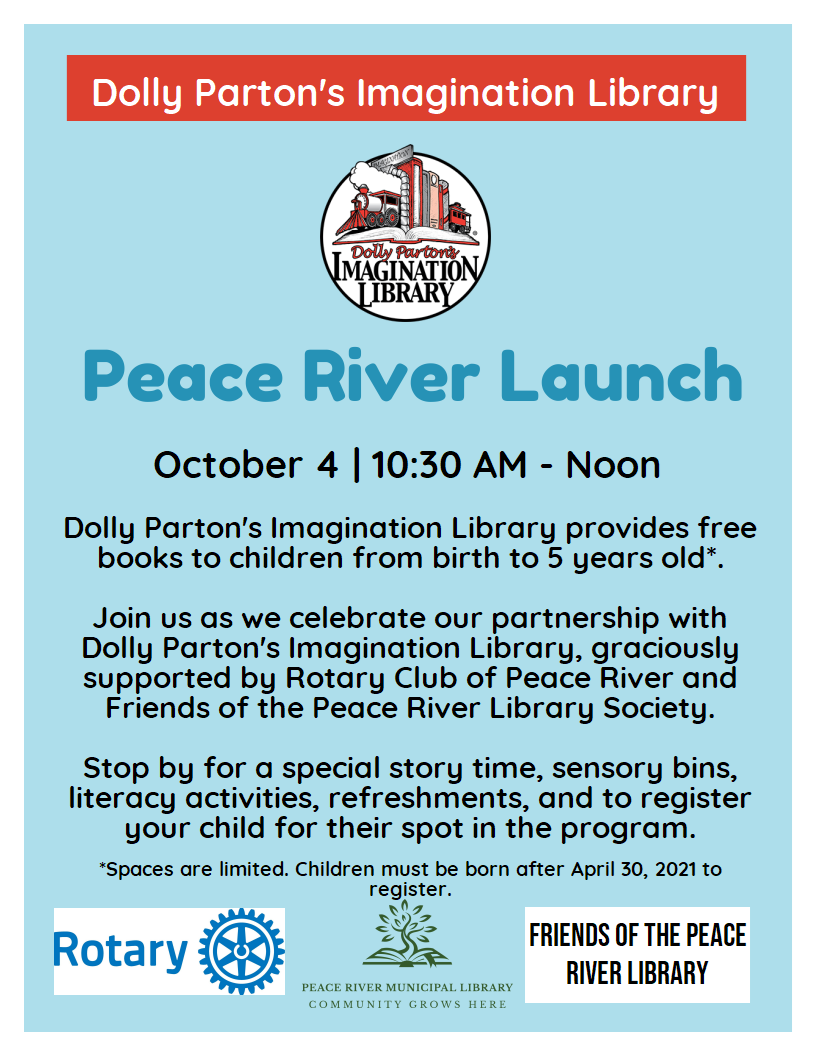 Dolly Parton's Imagination Library Launch Party - October 4th at 10:30am. Dolly Parton's Imagination Library Launch Party - October 4th at 10:30am.