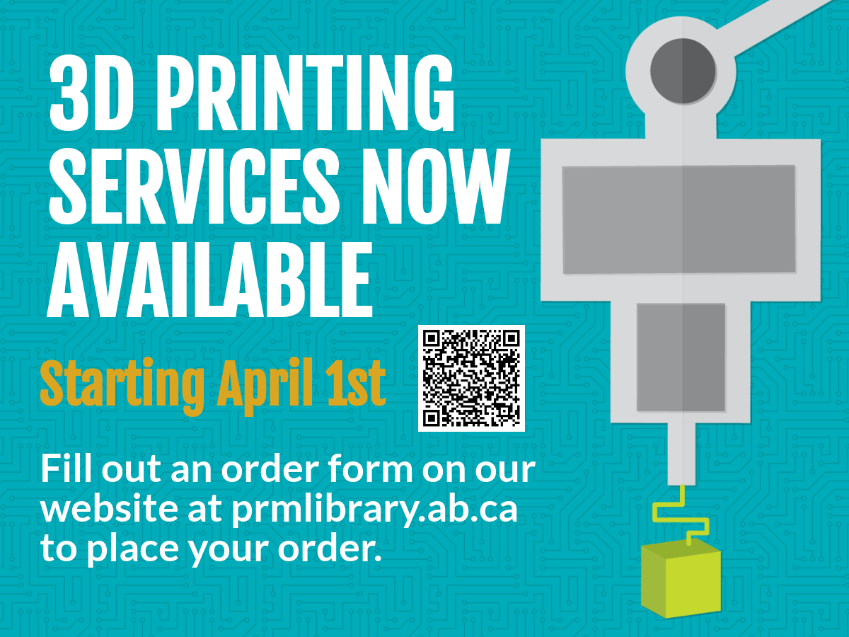 3D printing services now available. 3D printing services now available.