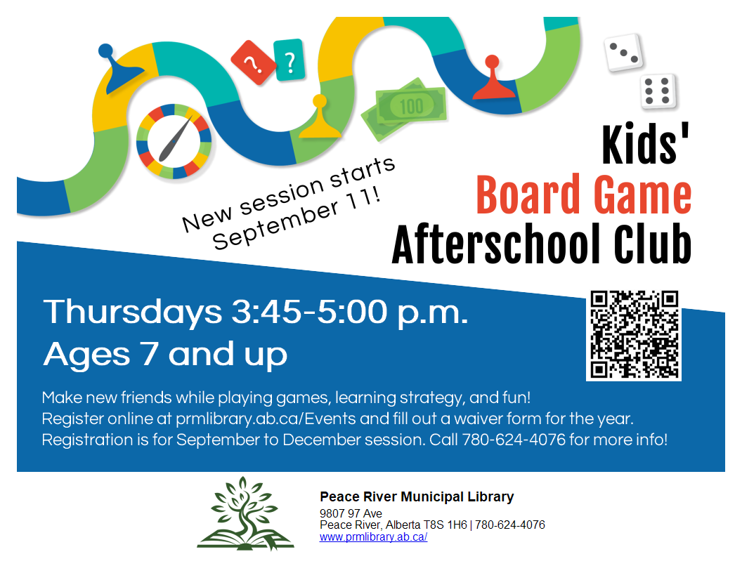 Kids' Board Game Afterschool Club - Wednesdays from 3:45 to 5pm. Kids' Board Game Afterschool Club - Wednesdays from 3:45 to 5pm.