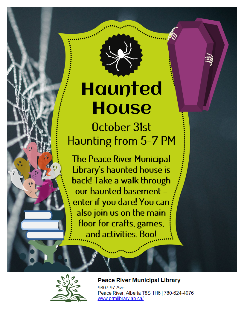 Haunted House - October 31st from 5 to 7pm. Haunted House - October 31st from 5 to 7pm.