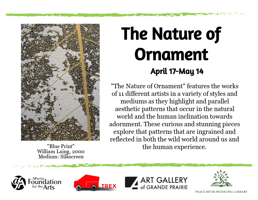 TREX : The Nature of Ornament - in the art gallery from April 17 to May 14