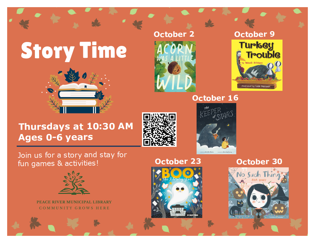 Story Time - Thursdays at 10:30am. Story Time - Thursdays at 10:30am.